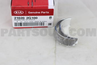 Hyundai / KIA 210202G100 BEARING PAIR SET-CRK