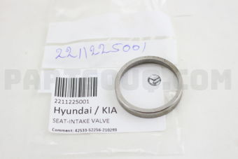 Hyundai / KIA 2211225001 SEAT-INTAKE VALVE
