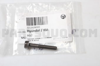 Hyundai / KIA 221262B000 BOLT