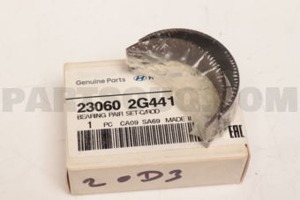 Hyundai / KIA 230602G441 BEARING PAIR SET-C/ROD