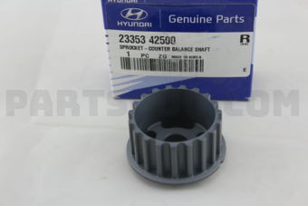SPROCKET-COUNTER BALANCE SHAFT 2335342500 | Hyundai / KIA Parts | PartSouq