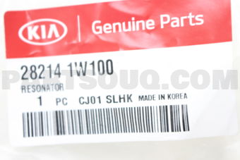 Hyundai / KIA 282141W100 CONDUIT D’AIR B