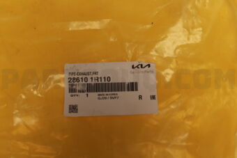 Hyundai / KIA 286101R110 PIPE-EXHAUST FR