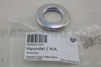 Hyundai / KIA 4954921000 WASHER