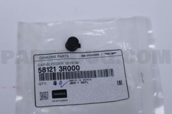 Hyundai / KIA 581213R000 CAP-BLEEDER SCREW