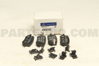 Hyundai / KIA 58302N7A10 PAD KIT-REAR DISC BRAKE