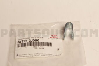 Hyundai / KIA 583223J000 SPRING-SHOE HOLD DOWN