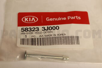 Hyundai / KIA 583233J000 PIN-SHOE HOLD DOWN