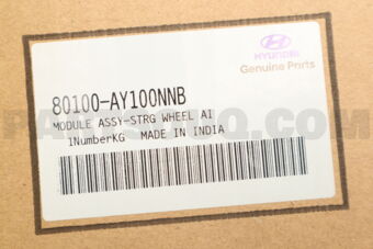 Hyundai / KIA 80100AY100NNB MODULE ASSY-STRG WHEEL AIR BAG