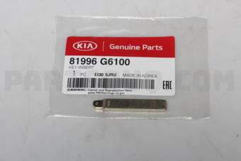 Hyundai / KIA 81996G6100 KEY-INSERT