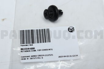 Hyundai / KIA 861554H000 RETAINER-COWL TOP COVER MTG