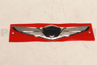 Genuine OEM Front Bumper Emblem For 2021-2023 Genesis GV80 – Chrome 86300-T6000