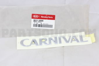 Hyundai / KIA 86311A9000 EMBLEM-CARNIVAL