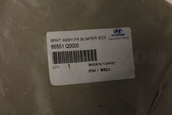 BRACKET-FR BUMPER SIDE,LH 86551Q0000 | Hyundai / KIA Parts | PartSouq