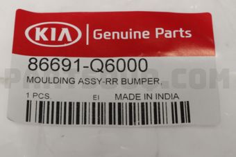Hyundai / KIA 86691Q6000 MOULDING ASSY-RR BUMPER,LH