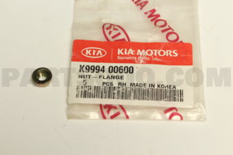 Hyundai / KIA K999400600 NUT-FLANGE