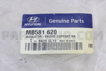 Hyundai / KIA MB581620 INSULATOR-ENGINE SUPPORT RR