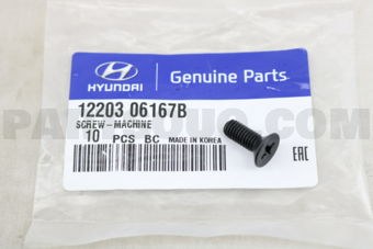 Hyundai / KIA 1220306167B SCREW-MACHINE
