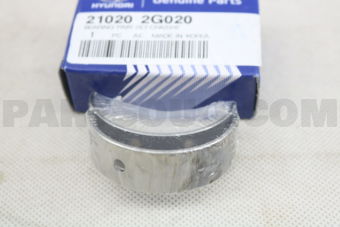 Hyundai / KIA 210202G020 BEARING PAIR SET-CRANKSHAFT