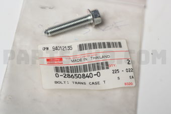 Isuzu 0286508400 BOLT; CLAMP