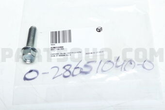 Isuzu 0286510400 BOLT; EXH PIPE