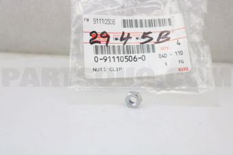 Isuzu 0911105060 NUT; BRKT