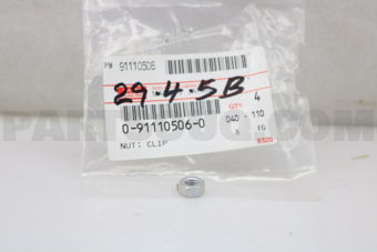 Isuzu 0911105060 NUT; BRKT
