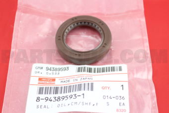Isuzu 8943895931 SEAL; OIL,CM