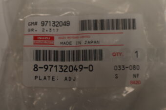 Isuzu 8971320490 PLATE; ADJ