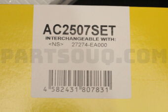 JS Asakashi AC2507 CABIN FILTER NVR,P.FNDR YD25DD