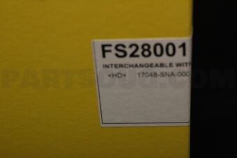 JS Asakashi FS28001 FUEL FILTER R18/R18A CIVIC
