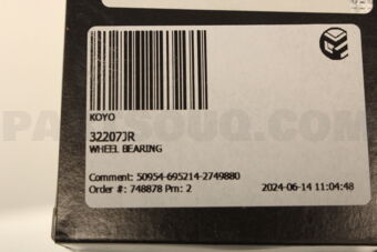 KOYO 32207JR WHEEL BEARING