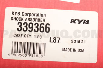 Kayaba 339366 SHOCK ABSORBER HO CR-V FRONT/LH 200701- KYB
