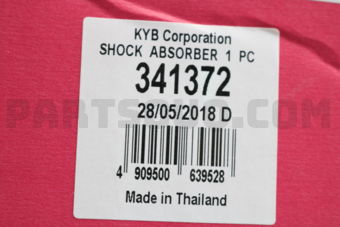 Kayaba 341372 SHOCK ABSORBER