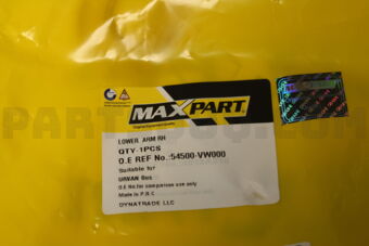 MAXPART 54500VW000MX LOWER ARM - RH