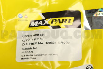 MAXPART 54524EA000MX CONTROL ARM UPPER RH