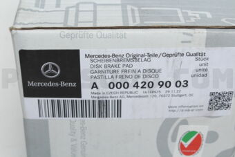 MERCEDES A0004209003 بطاقة فرامل أمامية GLC(X253)W213