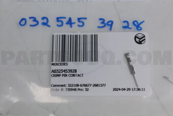 MERCEDES A0325453928 CRIMP PIN CONTACT