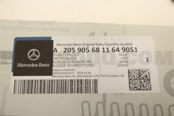 MERCEDES A2059056811649051 SWITCH BLOCK