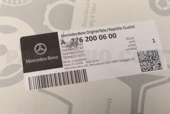 MERCEDES A2762000600 THERMOSTAT,ENG COOLING-E(W212)