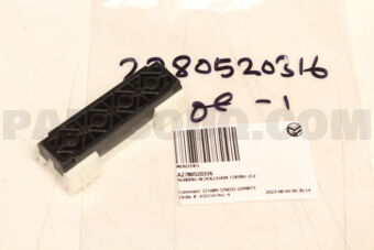 RUBBING BLOCK,CHAIN TOP/RH-212 A2780520316 | MERCEDES Parts