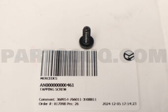 MERCEDES AN000000000461 TAPPING SCREW