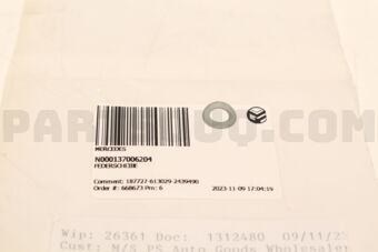 MERCEDES N000137006204 FEDERSCHEIBE