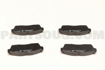 MINTYE MP3505 BRAKE PAD FT, HB12598~MAZCAROL 660