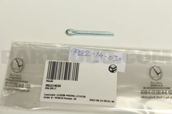 Mazda 992214030 PIN,SPLIT