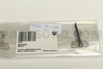 Mazda 992214030 PIN,SPLIT