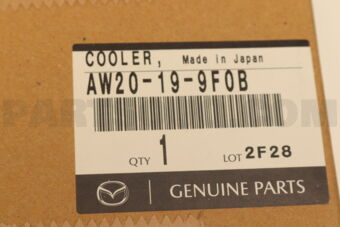 Mazda AW20199F0B COOLER,OIL