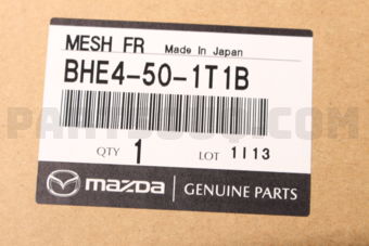 Mazda BHE4501T1B MESH,FRONT BUMPER