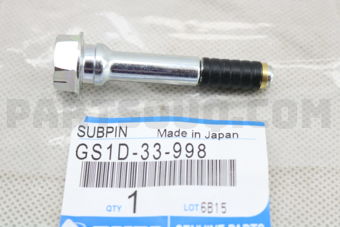 Mazda GS1D33998 PIN,GUIDE-INNER PAD