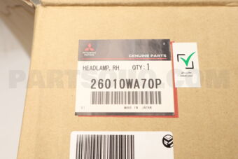 Mitsubishi 26010WA70P HEADLAMP ASSY,RH